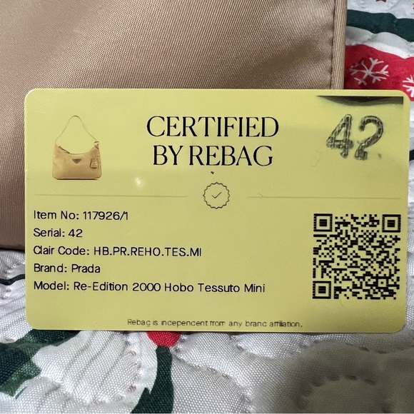 ❤️AUTH. Prada Re-Edition 2000 hobo Tessuto Mini❤️ - Picture 12 of 12